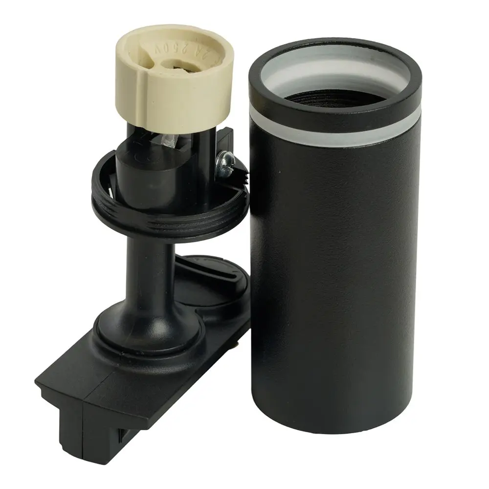 Фото 6 Трековый светильник спот под лампу Gu10 Feron 51325 однофазный цвет черный Фото 6 Трековый светильник спот под лампу Gu10 Feron 51325 однофазный цвет черный