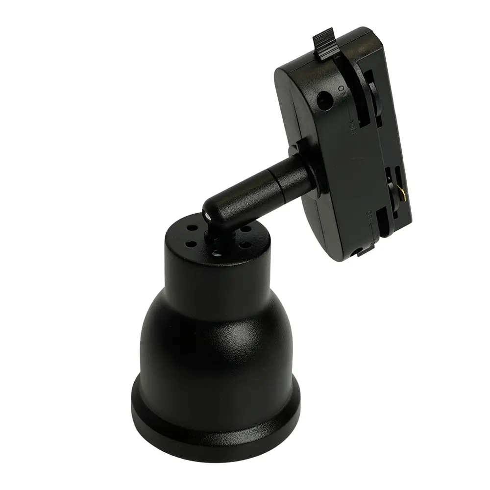 Фото 6 Трековый светильник спот под лампу Gu10 Feron 51667 однофазный цвет черный