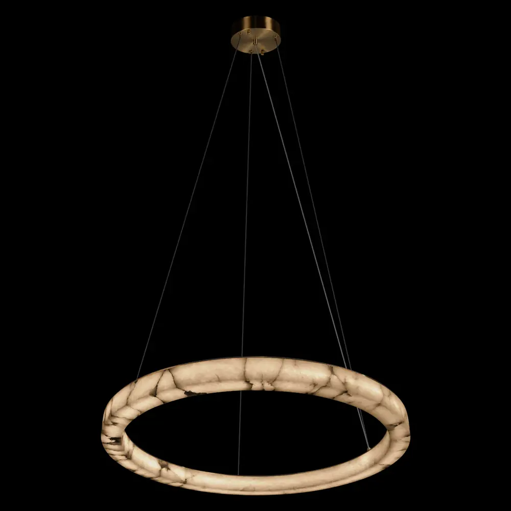 Фото 4 Светильник подвесной светодиодный Loft It Mondrian 10408-800 18 м² теплый белый свет цвет белый/бронза