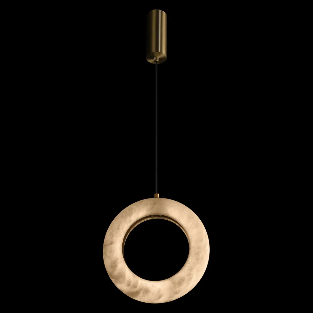 Фото 2 Светильник подвесной светодиодный Loft It Soho 10410-c 4 м² теплый белый свет цвет белый/бронза Фото 2 Светильник подвесной светодиодный Loft It Soho 10410-c 4 м² теплый белый свет цвет белый/бронза