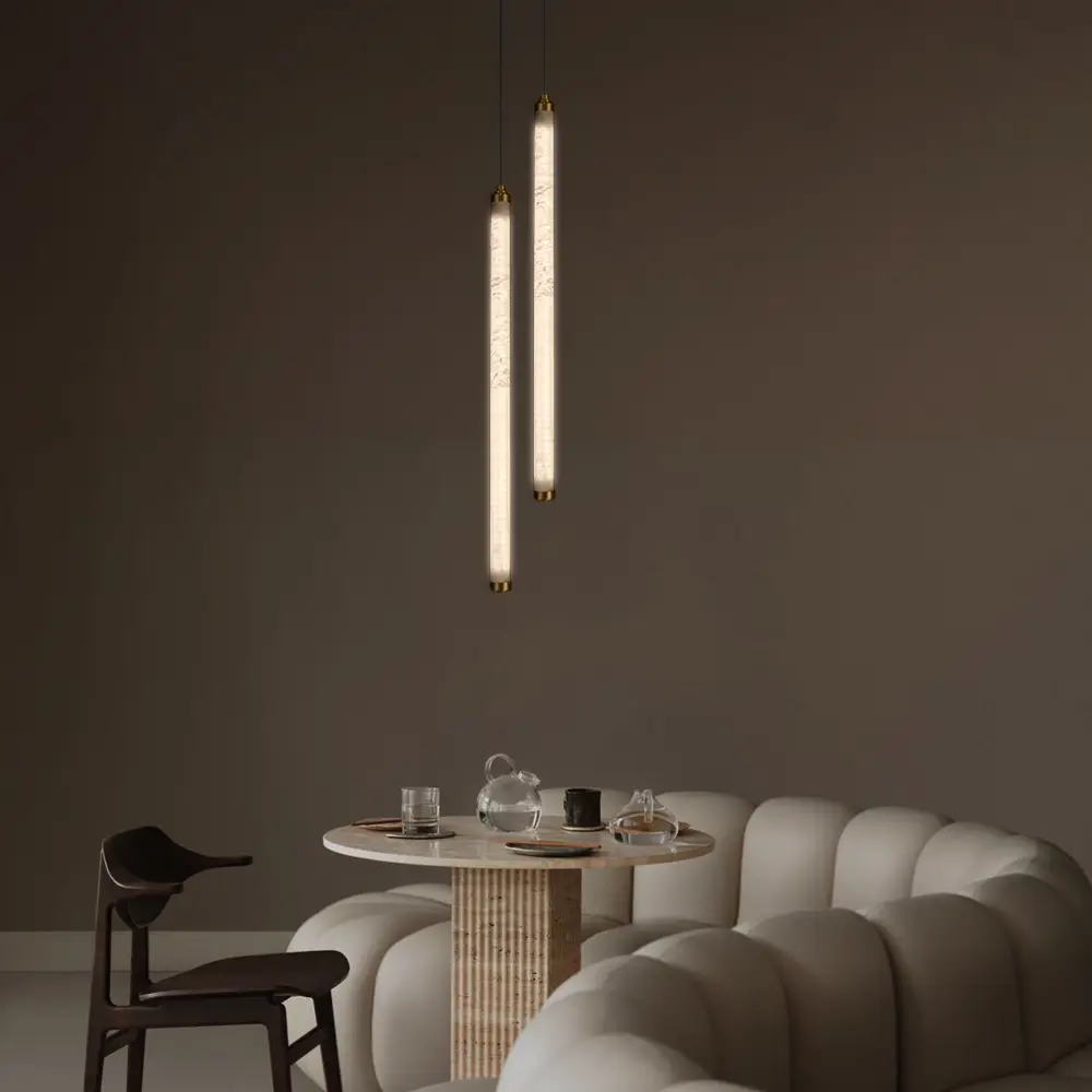 Фото 9 Светильник подвесной светодиодный Loft It Sumatra 10412p-600 3 м² теплый белый свет цвет белый/бронза Фото 9 Светильник подвесной светодиодный Loft It Sumatra 10412p-600 3 м² теплый белый свет цвет белый/бронза