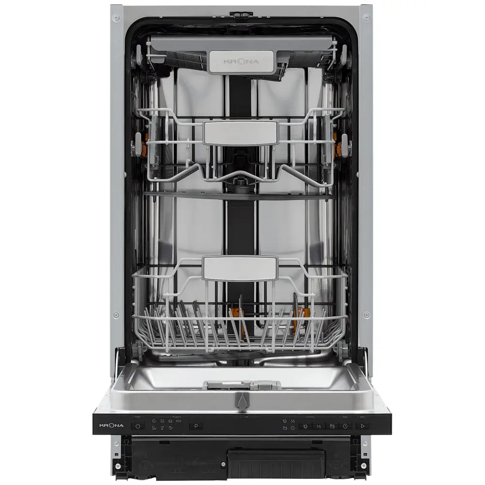 Фото 2 Встраиваемая посудомоечная машина Krona KASKATA 45 BI V2 44.9 см 7 программ цвет нержавеющая сталь Фото 2 Встраиваемая посудомоечная машина Krona KASKATA 45 BI V2 44.9 см 7 программ цвет нержавеющая сталь
