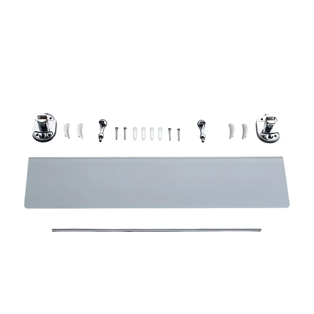 Фото 3 Полка для ванной комнаты Rainsberg RG1111 нержавеющая сталь 14x7 см Фото 3 Полка для ванной комнаты Rainsberg RG1111 нержавеющая сталь 14x7 см