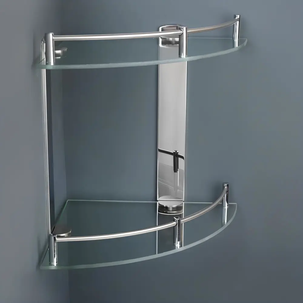 Фото Полка для ванной комнаты Zein 2808830 нержавеющая сталь 23x28 см Фото Полка для ванной комнаты Zein 2808830 нержавеющая сталь 23x28 см