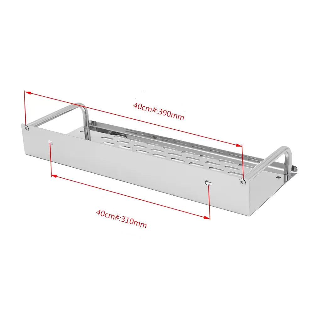Фото 4 Полка для ванной комнаты Simaland 3800175 нержавеющая сталь 11x5 см
