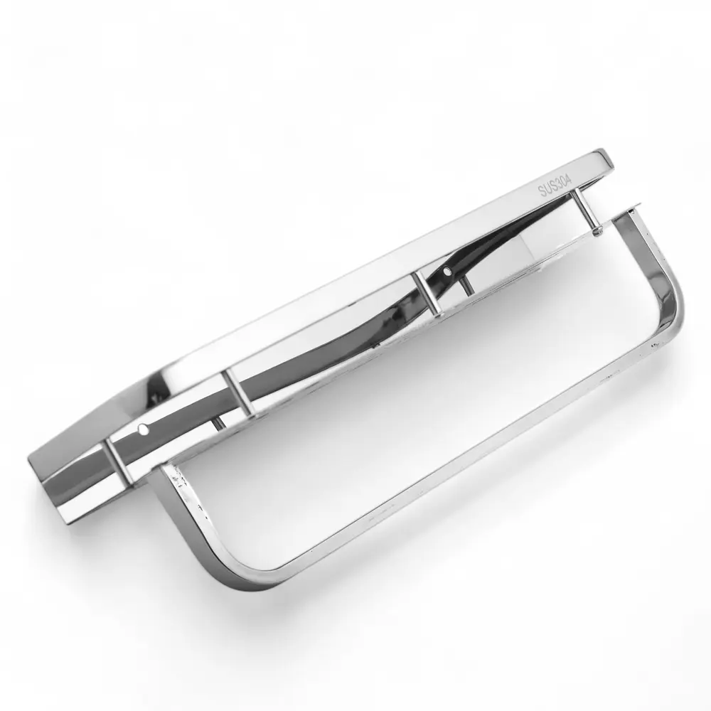 Фото 3 Полка для ванной комнаты Potato P337-40 нержавеющая сталь 11x12 см