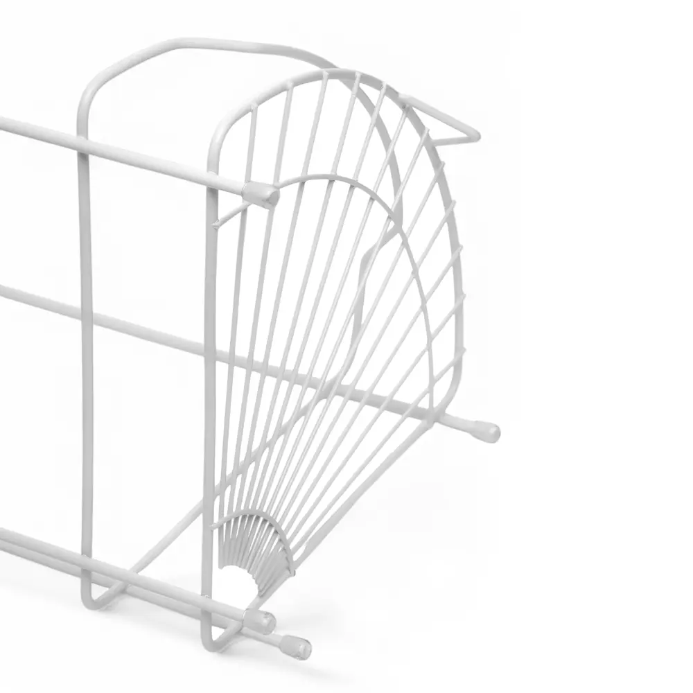 Фото 4 Полка для ванной комнаты Potato P370-2W нержавеющая сталь 31x36.5 см