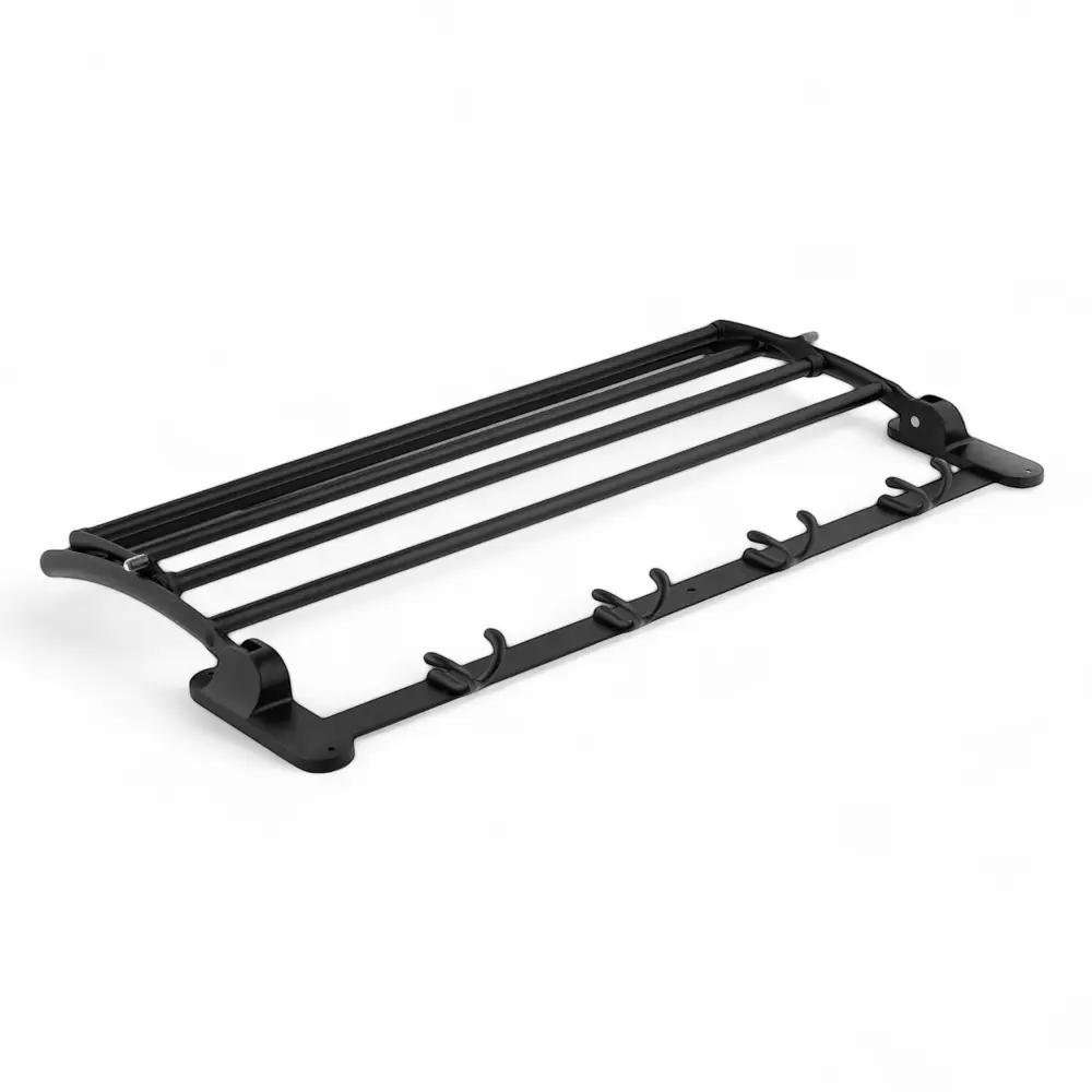 Фото 5 Полка для ванной комнаты Vekko md-805-h нержавеющая сталь 60x13.5 см цвет черный Фото 5 Полка для ванной комнаты Vekko md-805-h нержавеющая сталь 60x13.5 см цвет черный