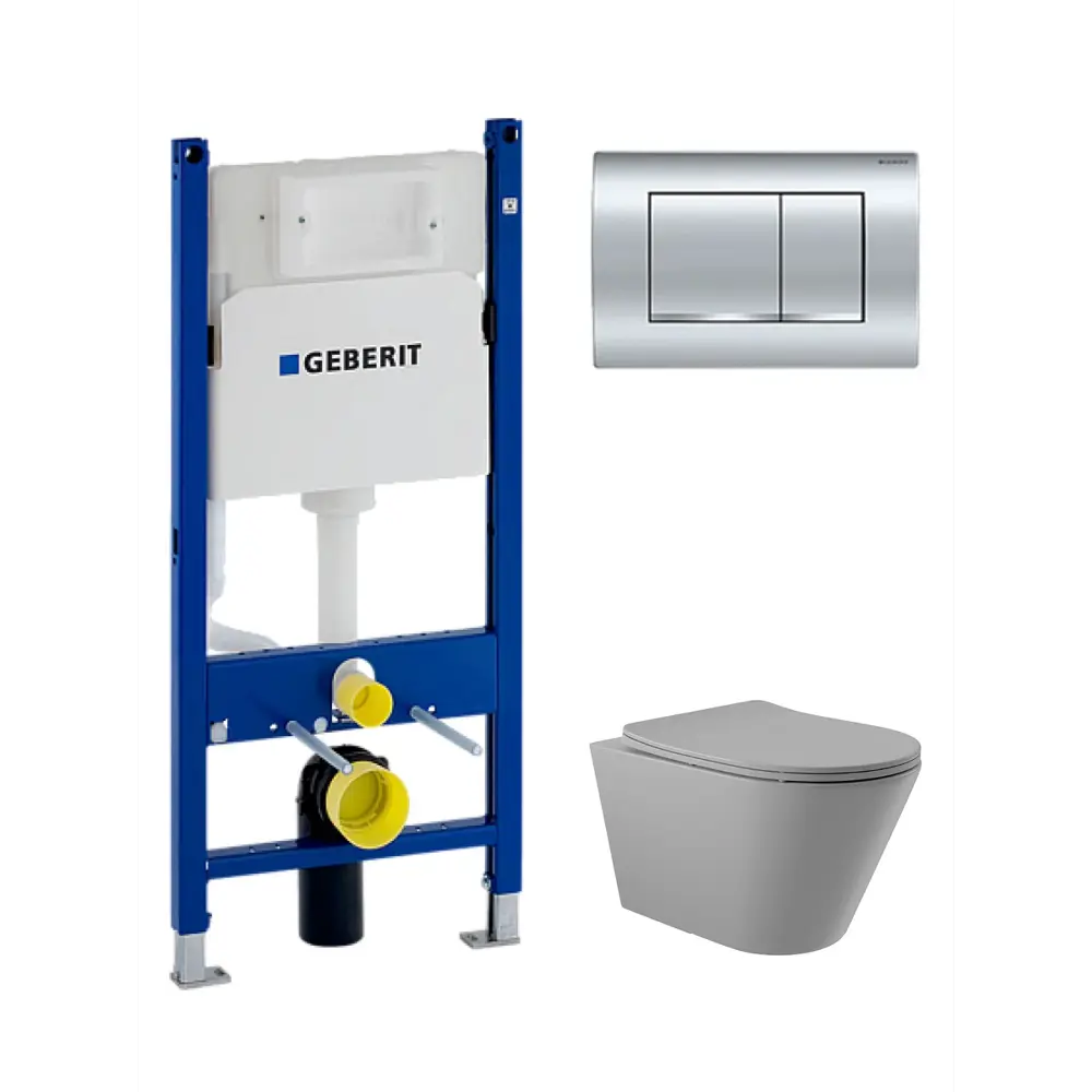 Фото 4 Комплект инсталляция и унитаз: инсталляция Geberit Duofix 458.163.21.1CV2130A клавиша Delta30 хром унитаз подвесной Vortex Торнадо Soft-Close конус Фото 4 Комплект инсталляция и унитаз: инсталляция Geberit Duofix 458.163.21.1CV2130A клавиша Delta30 хром унитаз подвесной Vortex Торнадо Soft-Close конус