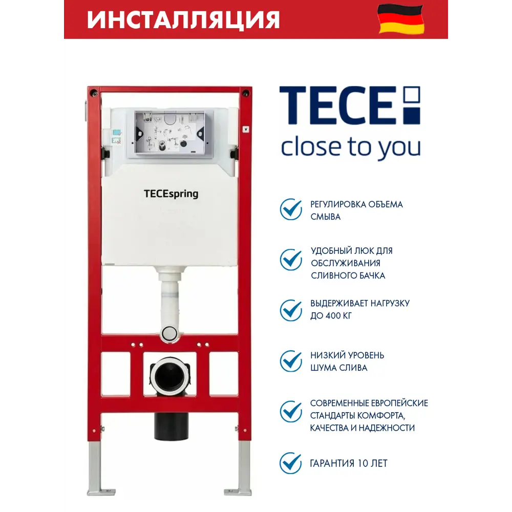 Фото 2 Комплект инсталляция и унитаз: инсталляция TECEspring S955103QV2130 с круглыми кнопками белый глянцевый унитаз ADT Vortex Торнадо Soft-Close квадрат Фото 2 Комплект инсталляция и унитаз: инсталляция TECEspring S955103QV2130 с круглыми кнопками белый глянцевый унитаз ADT Vortex Торнадо Soft-Close квадрат