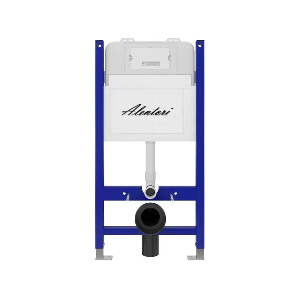 Фото 5 Комплект инсталляция и унитаз: инсталляция Alentori Sistema 50 AL.SIS33T клавиша CHIAVE L хром AL.CHI102CH унитаз Vortex Торнадо Soft-Close квадрат