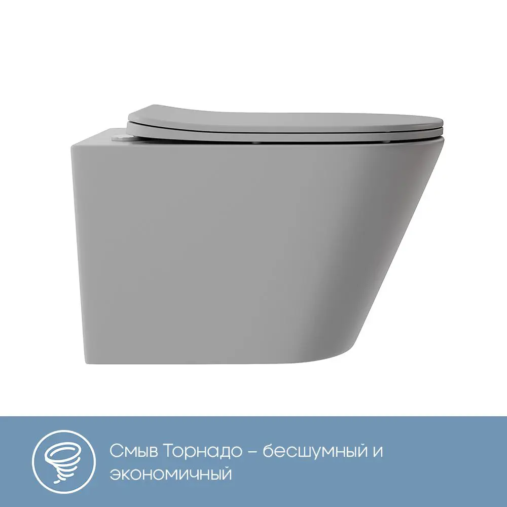 Фото 11 Система инсталляции для унитаза Grohe Rapid SL 38721001CV2130A клавиша Skate Air 3 режима 3-в-1 унитаз Vortex Торнадо Soft-Close форма конус