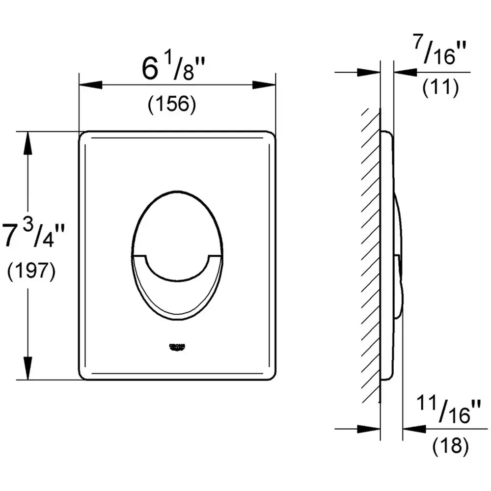 Фото 8 Система инсталляции для унитаза Grohe Rapid SL 38721001OV2130A клавиша Skate Air 3 режима 3-в-1 унитаз Vortex Торнадо Soft-Close форма овал