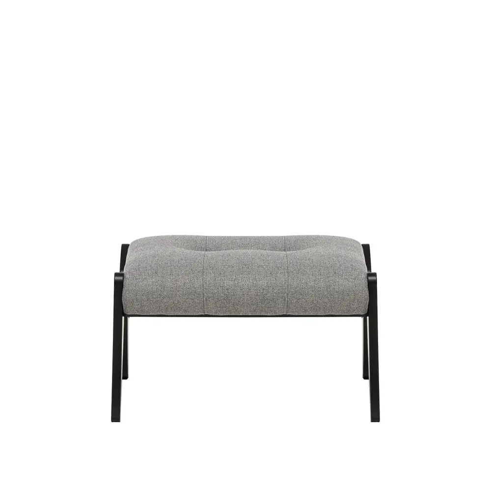 Фото 2 Пуф / подставка для ног рогожка Leset Спринг венге/серый 59.5x37.5 см