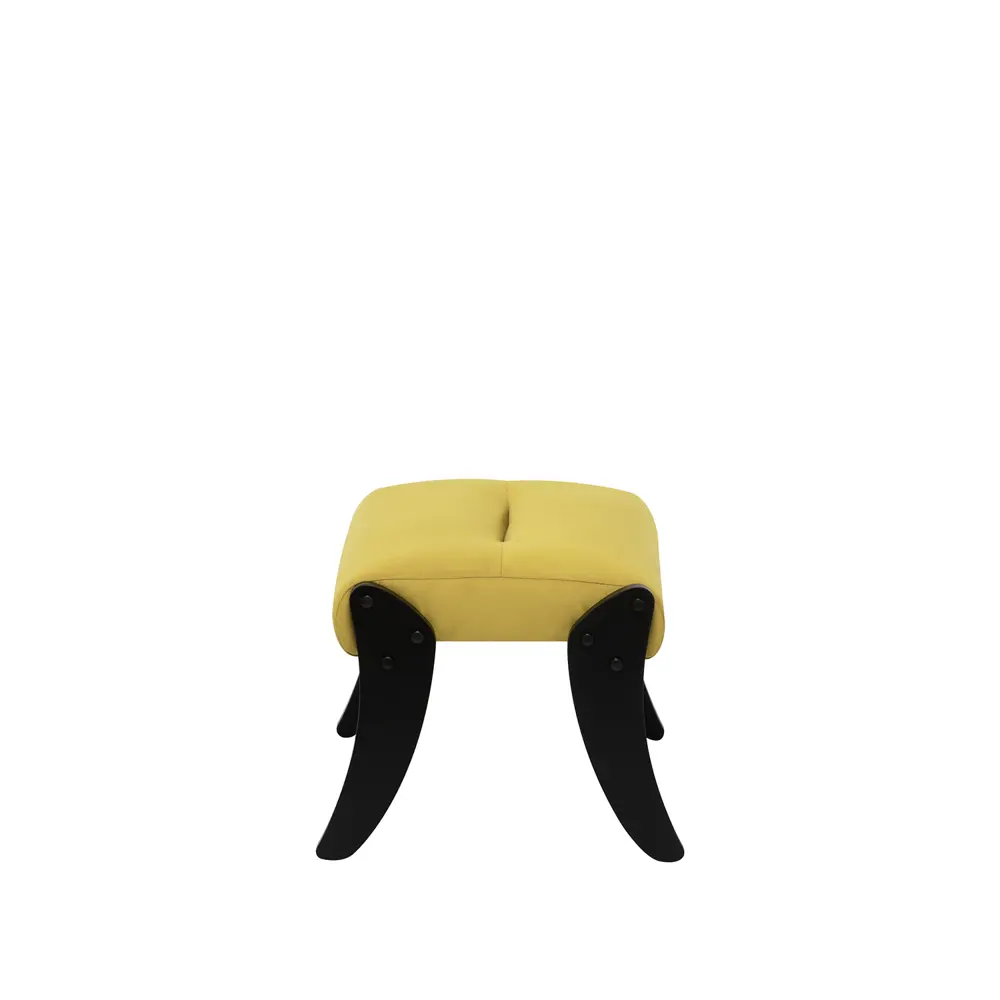 Фото 3 Пуф / подставка для ног велюр Leset Дэми венге/жёлтый 60x37.5 см Фото 3 Пуф / подставка для ног велюр Leset Дэми венге/жёлтый 60x37.5 см