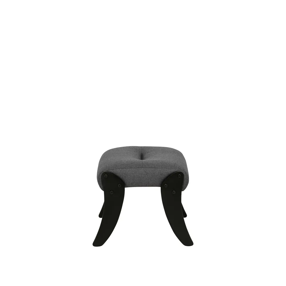 Фото 3 Пуф / подставка для ног рогожка Leset Дэми венге/тёмно-серый 60x37.5 см