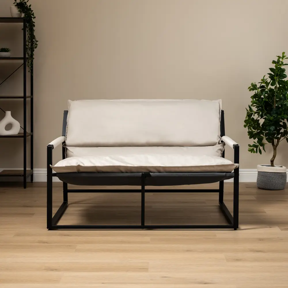 Фото 11 Диван прямой Egregor Монг 121x70x88 см рогожка цвет бежевый Фото 11 Диван прямой Egregor Монг 121x70x88 см рогожка цвет бежевый