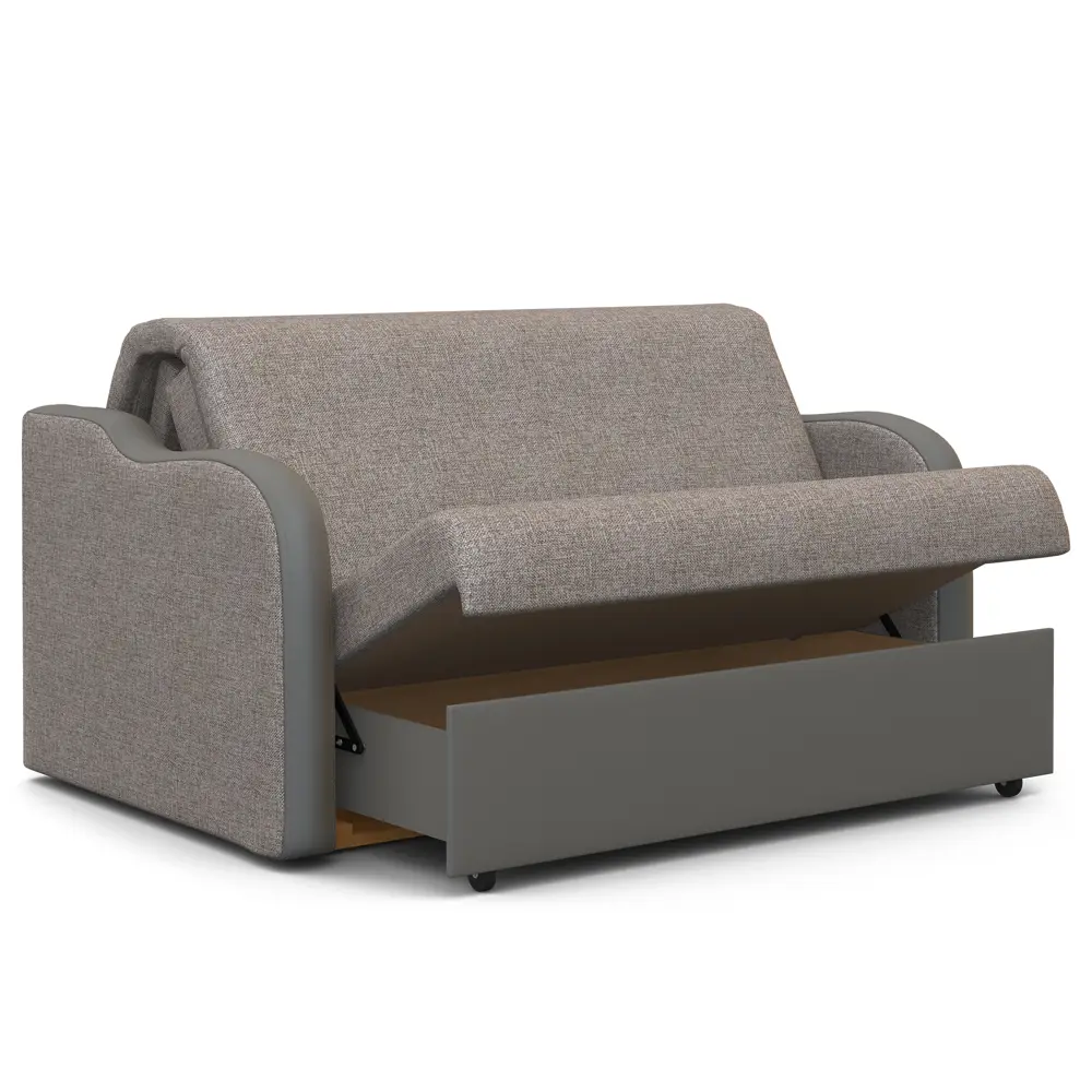 Фото 4 Диван раскладной Шарм-дизайн Коломбо 120x95x110 см рогожка цвет светло-коричневый и бежевый Фото 4 Диван раскладной Шарм-дизайн Коломбо 120x95x110 см рогожка цвет светло-коричневый и бежевый