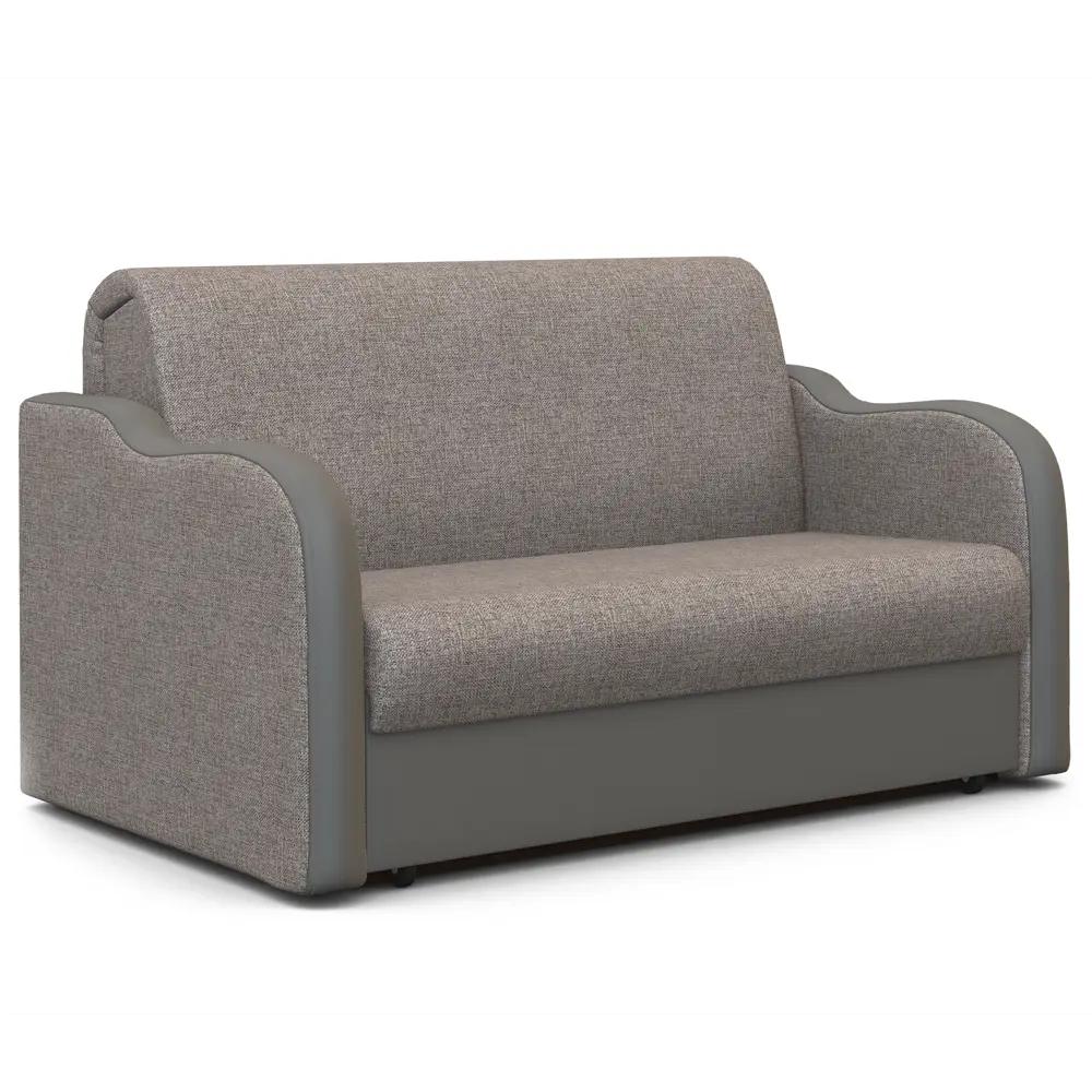 Фото Диван раскладной Шарм-дизайн Коломбо 120x95x110 см рогожка цвет светло-коричневый и бежевый Фото Диван раскладной Шарм-дизайн Коломбо 120x95x110 см рогожка цвет светло-коричневый и бежевый