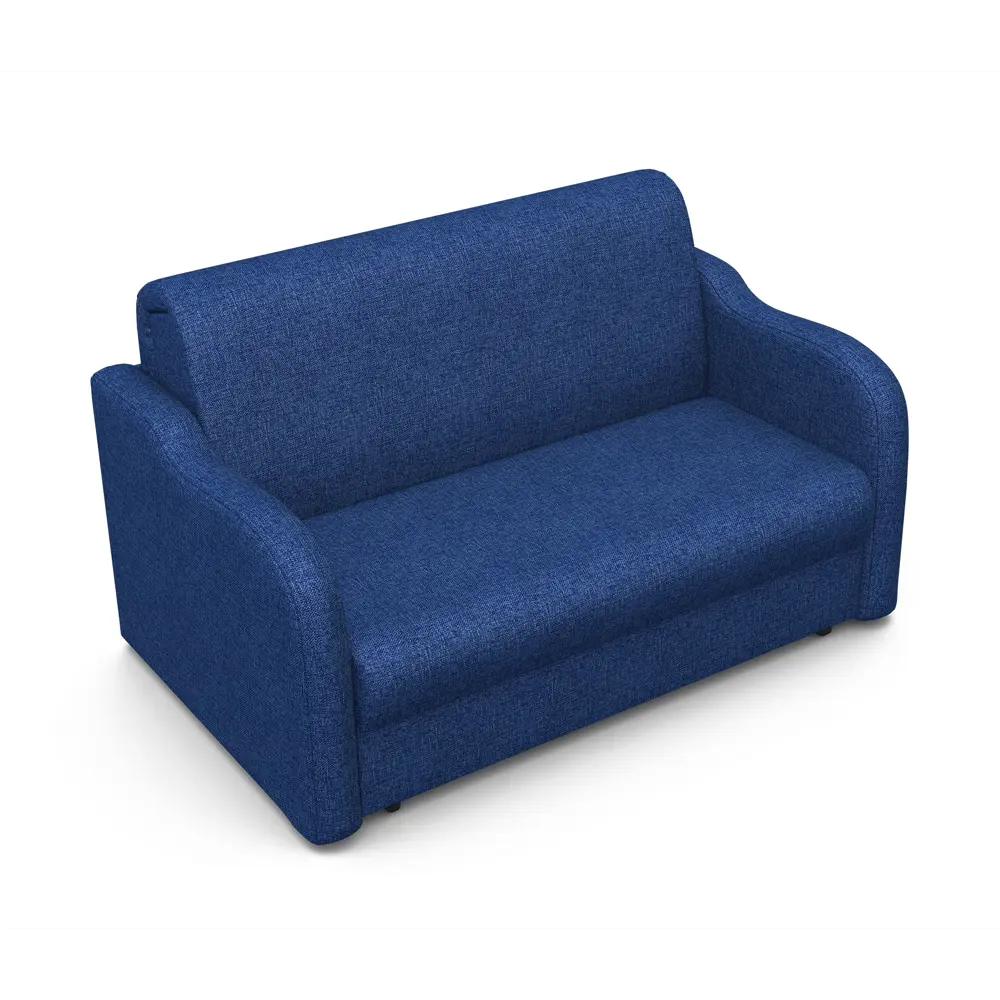 Фото 6 Диван раскладной Шарм-дизайн Коломбо 120x95x110 см рогожка цвет синий Фото 6 Диван раскладной Шарм-дизайн Коломбо 120x95x110 см рогожка цвет синий