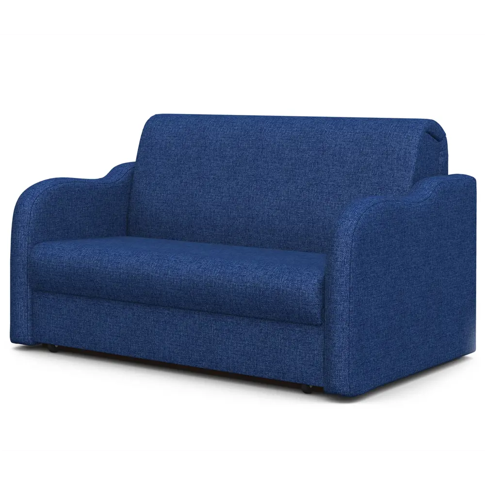 Фото 3 Диван раскладной Шарм-дизайн Коломбо 120x95x110 см рогожка цвет синий Фото 3 Диван раскладной Шарм-дизайн Коломбо 120x95x110 см рогожка цвет синий