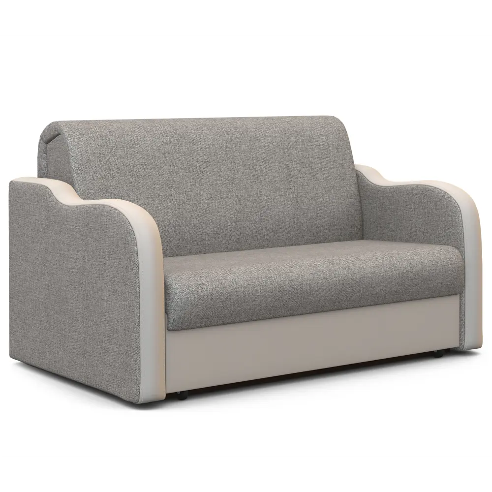 Фото Диван раскладной Шарм-дизайн Коломбо 140x95x110 см рогожка цвет бежевый и светло-серый Фото Диван раскладной Шарм-дизайн Коломбо 140x95x110 см рогожка цвет бежевый и светло-серый