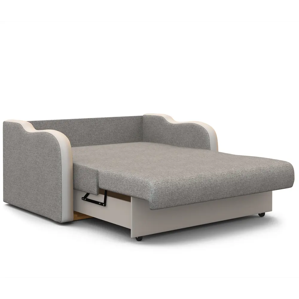 Фото 5 Диван раскладной Шарм-дизайн Коломбо 140x95x110 см рогожка цвет бежевый и светло-серый Фото 5 Диван раскладной Шарм-дизайн Коломбо 140x95x110 см рогожка цвет бежевый и светло-серый