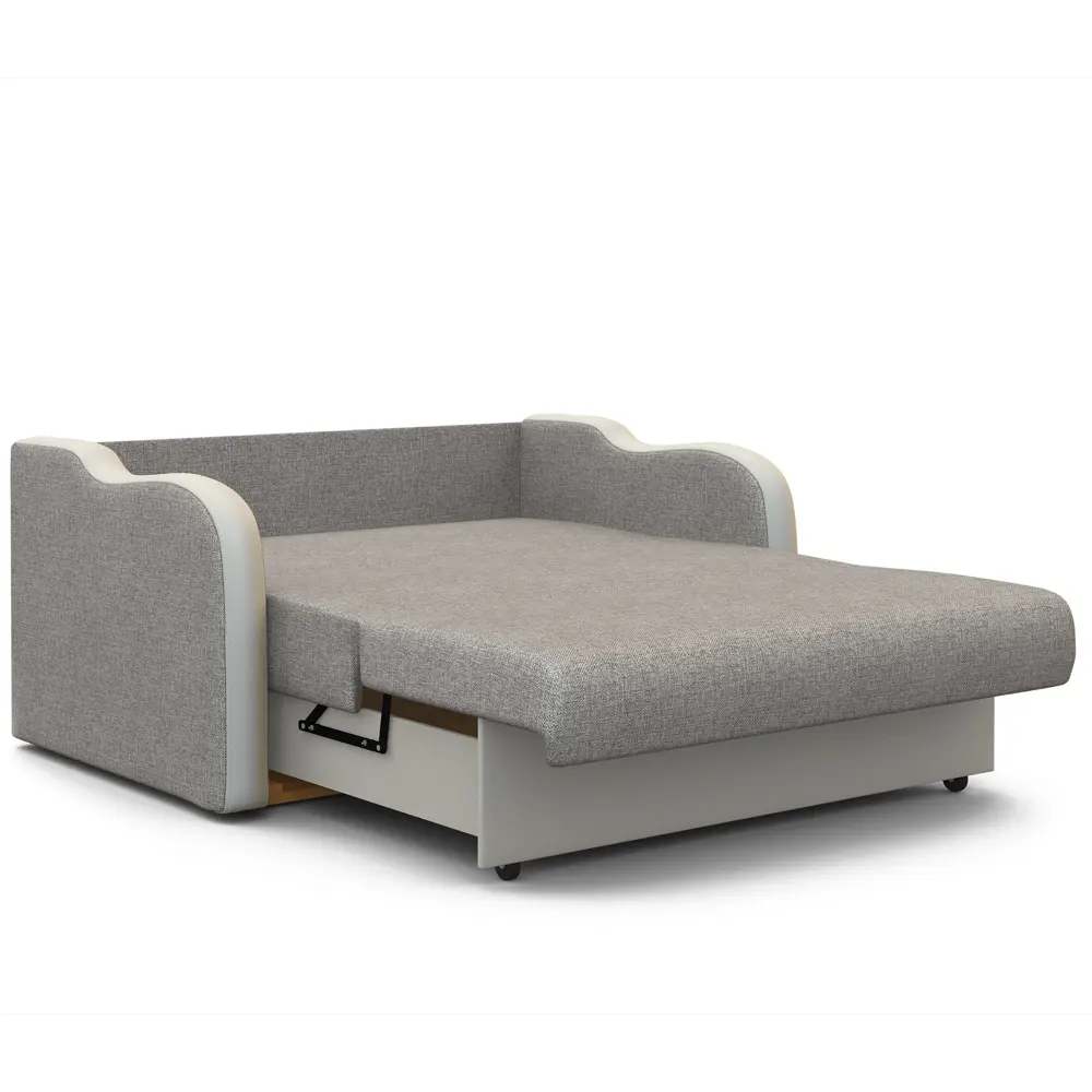 Фото 5 Диван раскладной Шарм-дизайн Коломбо 160x95x110 см рогожка цвет белый и светло-серый Фото 5 Диван раскладной Шарм-дизайн Коломбо 160x95x110 см рогожка цвет белый и светло-серый