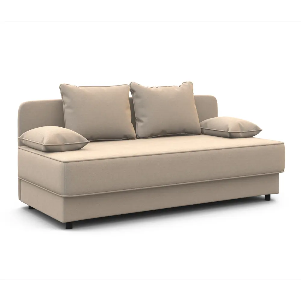 Фото 5 Кушетка Шарм-дизайн Прима 194x82x81 см велюр цвет бежевый Фото 5 Кушетка Шарм-дизайн Прима 194x82x81 см велюр цвет бежевый