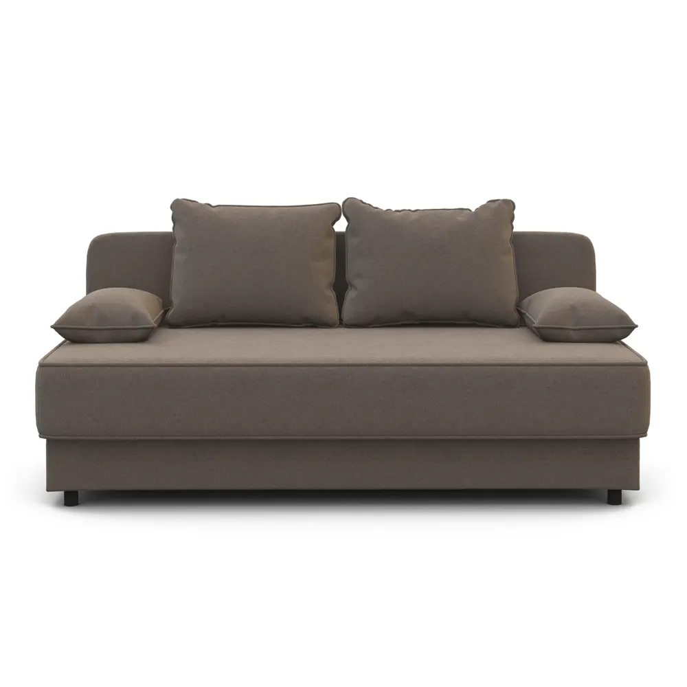 Фото 2 Кушетка Шарм-дизайн Прима 194x82x81 см велюр цвет светло-коричневый Фото 2 Кушетка Шарм-дизайн Прима 194x82x81 см велюр цвет светло-коричневый