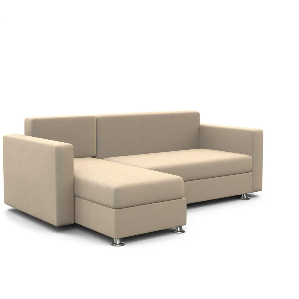 Фото 3 Диван угловой Шарм-дизайн Ария левый 225x78x150 см велюр цвет бежевый Фото 3 Диван угловой Шарм-дизайн Ария левый 225x78x150 см велюр цвет бежевый