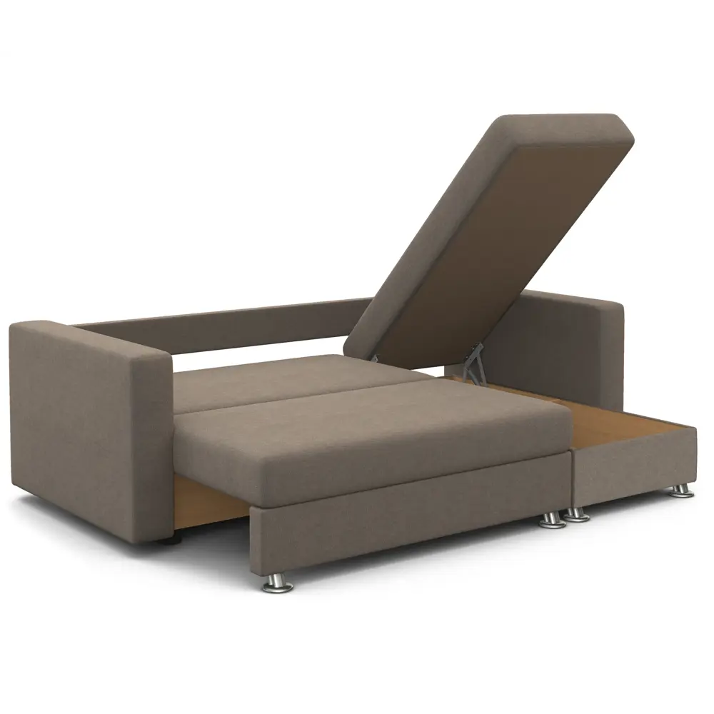 Фото 6 Диван угловой Шарм-дизайн Ария правый 225x78x150 см велюр цвет светло-коричневый Фото 6 Диван угловой Шарм-дизайн Ария правый 225x78x150 см велюр цвет светло-коричневый