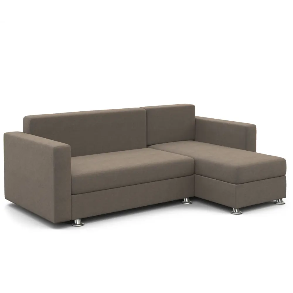 Фото 3 Диван угловой Шарм-дизайн Ария правый 225x78x150 см велюр цвет светло-коричневый Фото 3 Диван угловой Шарм-дизайн Ария правый 225x78x150 см велюр цвет светло-коричневый