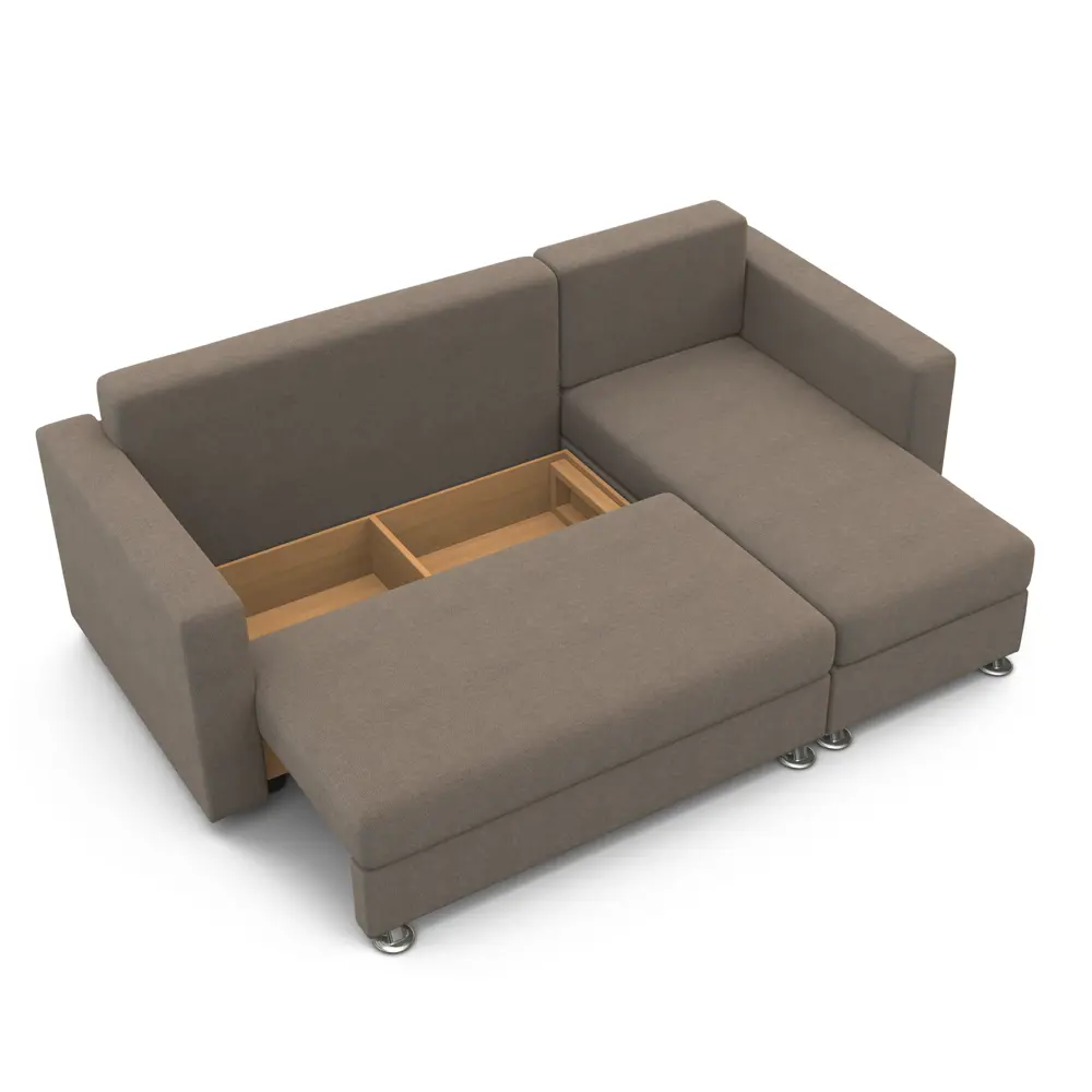 Фото 9 Диван угловой Шарм-дизайн Ария правый 225x78x150 см велюр цвет светло-коричневый Фото 9 Диван угловой Шарм-дизайн Ария правый 225x78x150 см велюр цвет светло-коричневый