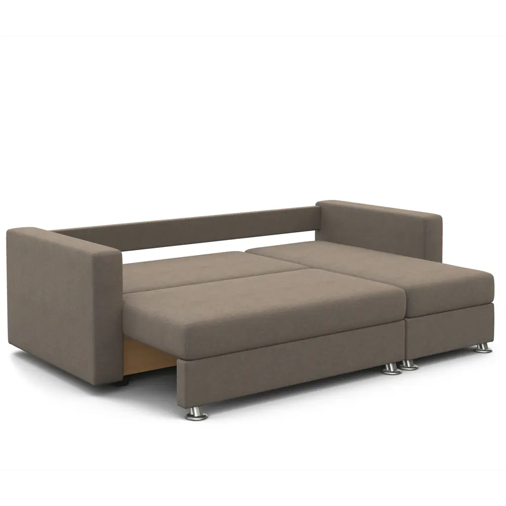 Фото 5 Диван угловой Шарм-дизайн Ария правый 225x78x150 см велюр цвет светло-коричневый Фото 5 Диван угловой Шарм-дизайн Ария правый 225x78x150 см велюр цвет светло-коричневый