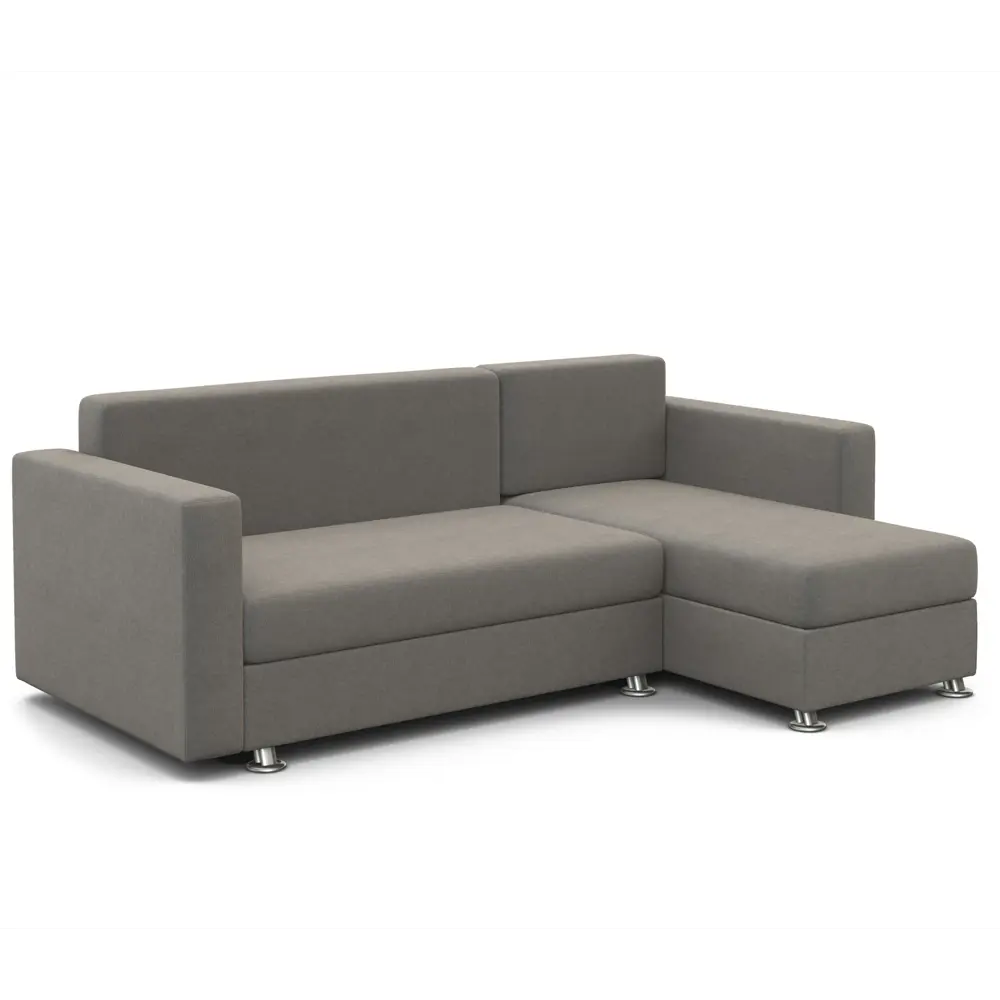 Фото 3 Диван угловой Шарм-дизайн Ария правый 225x78x150 см велюр цвет серый Фото 3 Диван угловой Шарм-дизайн Ария правый 225x78x150 см велюр цвет серый