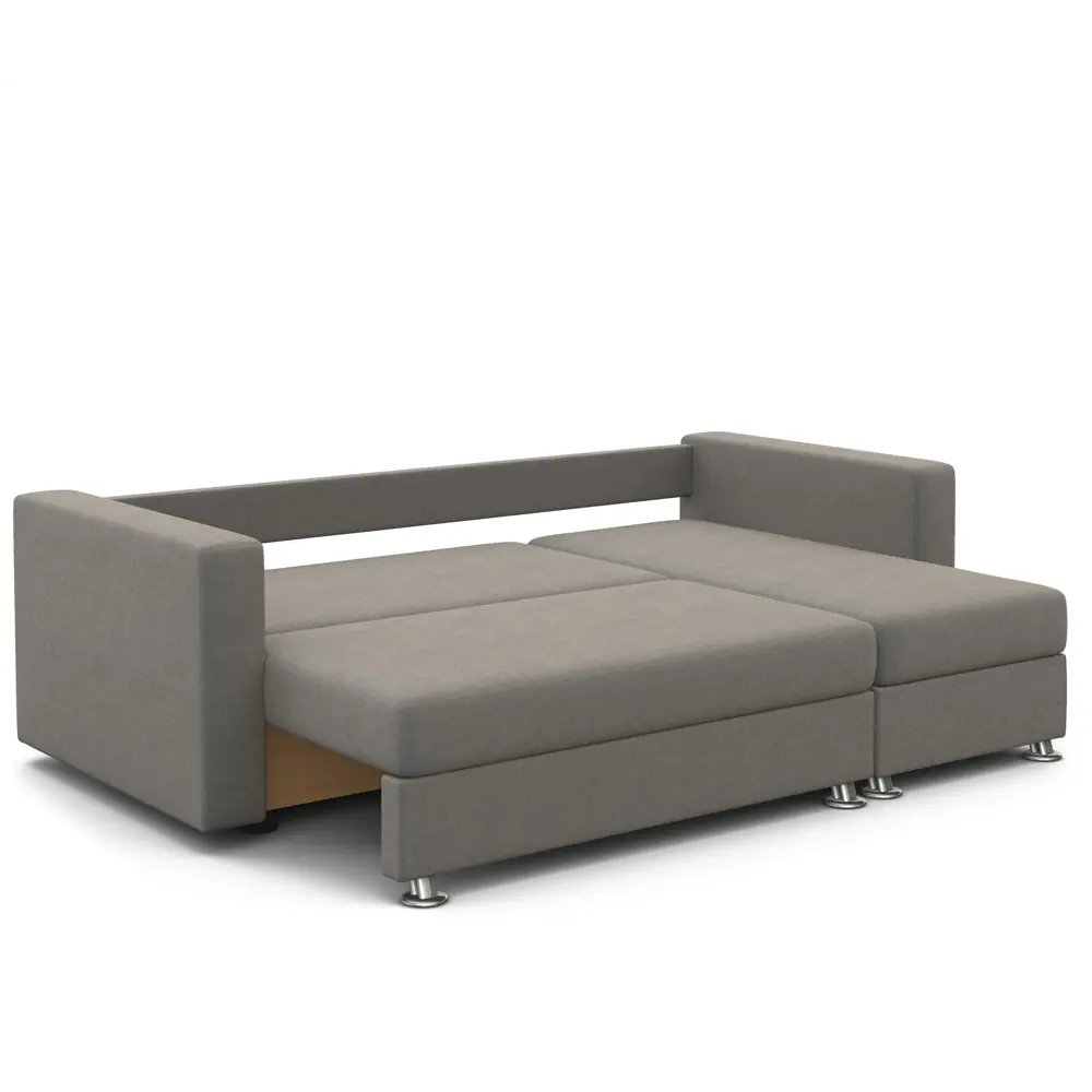 Фото 5 Диван угловой Шарм-дизайн Ария правый 225x78x150 см велюр цвет серый Фото 5 Диван угловой Шарм-дизайн Ария правый 225x78x150 см велюр цвет серый