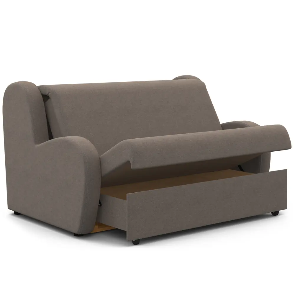 Фото 5 Диван раскладной Шарм-дизайн Барон 180x95x110 см велюр цвет светло-коричневый Фото 5 Диван раскладной Шарм-дизайн Барон 180x95x110 см велюр цвет светло-коричневый