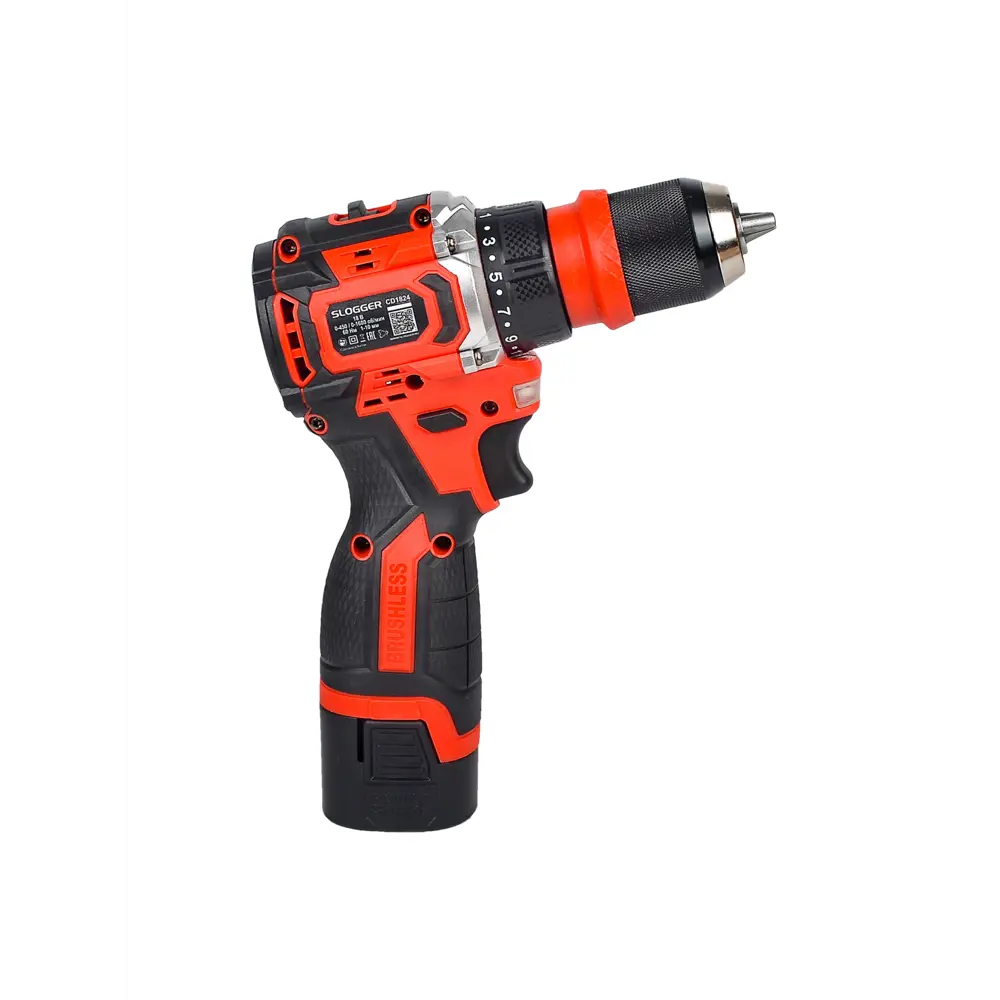 Фото 12 Дрель-шуруповерт аккумуляторная бесщеточная Slogger CD1824, 18 В Li-Ion 2x2.4 Ач Фото 12 Дрель-шуруповерт аккумуляторная бесщеточная Slogger CD1824, 18 В Li-Ion 2x2.4 Ач