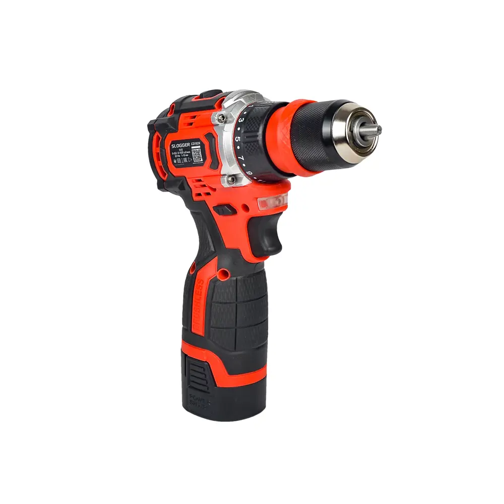 Фото 9 Дрель-шуруповерт аккумуляторная бесщеточная Slogger CD1824, 18 В Li-Ion 2x2.4 Ач Фото 9 Дрель-шуруповерт аккумуляторная бесщеточная Slogger CD1824, 18 В Li-Ion 2x2.4 Ач