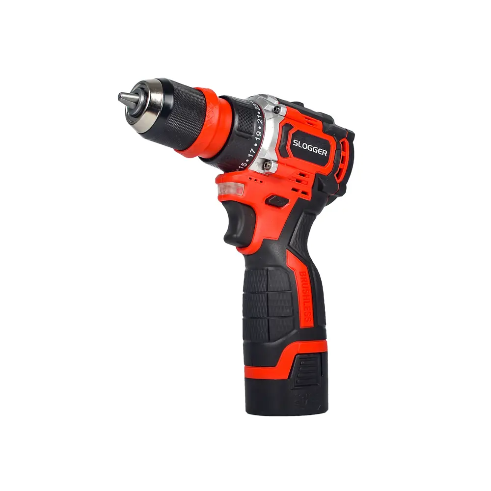 Фото 6 Дрель-шуруповерт аккумуляторная бесщеточная Slogger CD1824, 18 В Li-Ion 2x2.4 Ач Фото 6 Дрель-шуруповерт аккумуляторная бесщеточная Slogger CD1824, 18 В Li-Ion 2x2.4 Ач