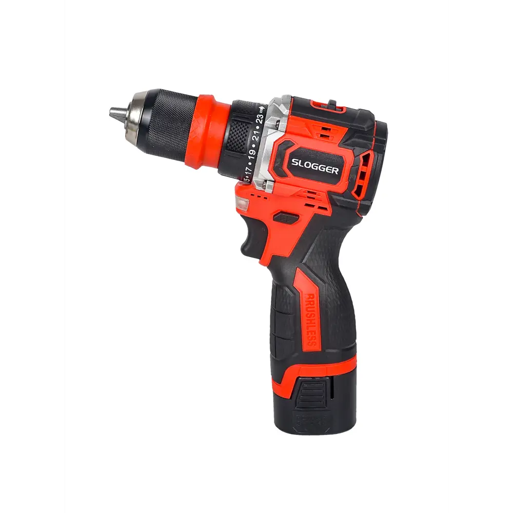 Фото 10 Дрель-шуруповерт аккумуляторная бесщеточная Slogger CD1824, 18 В Li-Ion 2x2.4 Ач Фото 10 Дрель-шуруповерт аккумуляторная бесщеточная Slogger CD1824, 18 В Li-Ion 2x2.4 Ач