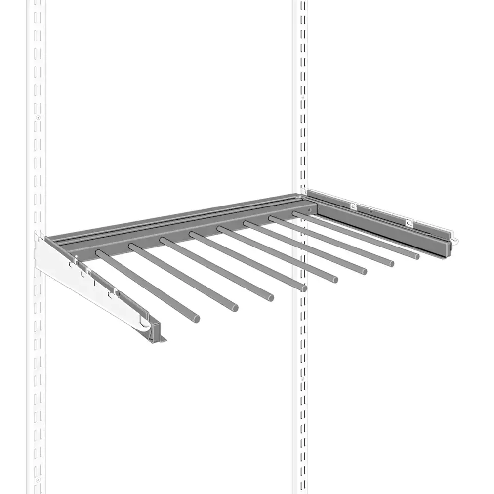 Фото 3 Брючница для шкафа выдвижная Титан-GS 60x43.5 см металл цвет белый Фото 3 Брючница для шкафа выдвижная Титан-GS 60x43.5 см металл цвет белый
