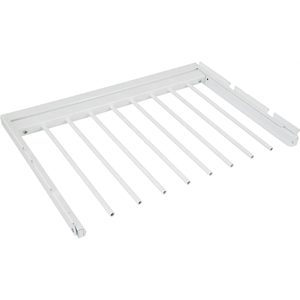 Фото 2 Брючница для шкафа выдвижная Титан-GS 60x43.5 см металл цвет белый Фото 2 Брючница для шкафа выдвижная Титан-GS 60x43.5 см металл цвет белый