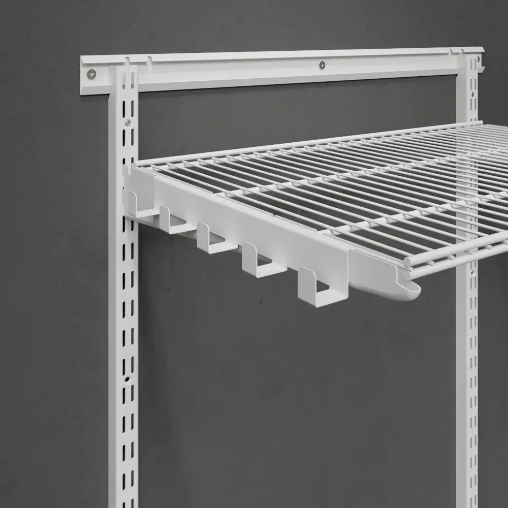 Фото 3 Панель с крючками Титан-GS 30.9x5.3x2 см сталь цвет белый Фото 3 Панель с крючками Титан-GS 30.9x5.3x2 см сталь цвет белый