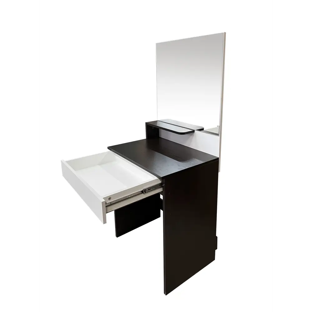 Фото Стол туалетный Мебельный двор ТЛС-5 60x147x45 см ЛДСП цвет белый/венге Фото Стол туалетный Мебельный двор ТЛС-5 60x147x45 см ЛДСП цвет белый/венге