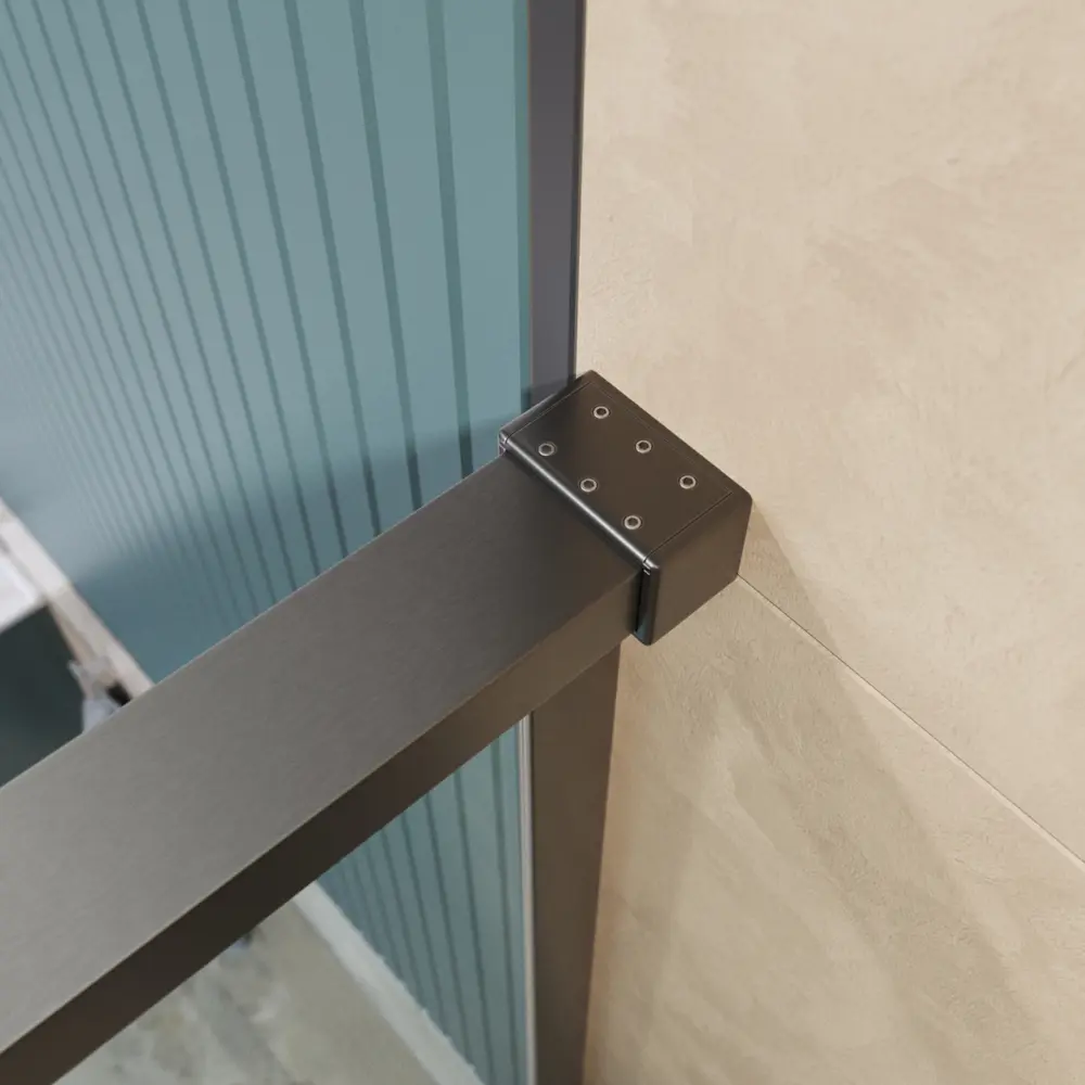 Фото 8 Душевой уголок BelBagno SOFT_CLOSE-1-AH-1-100/90-C-GM профиль никель