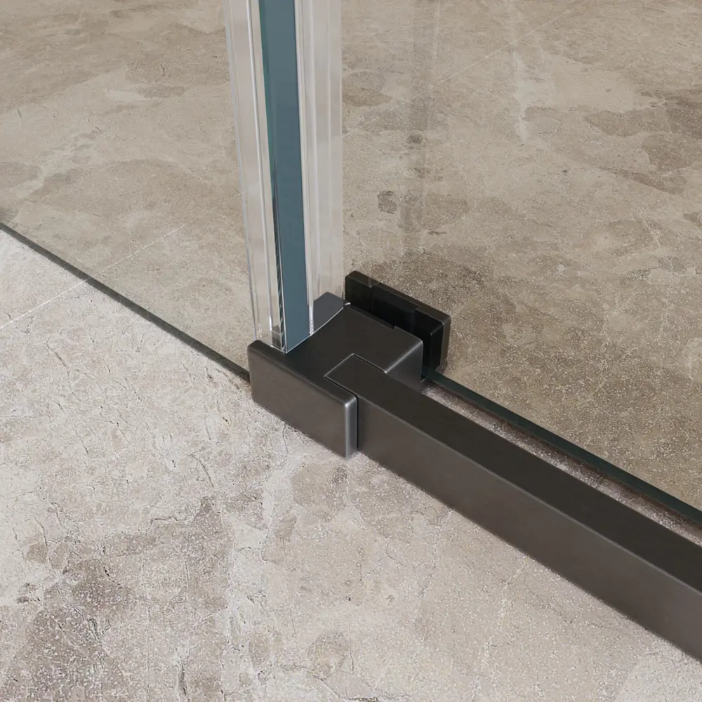 Фото 4 Душевой уголок BelBagno SOFT_CLOSE-1-AH-1-100/90-C-GM профиль никель