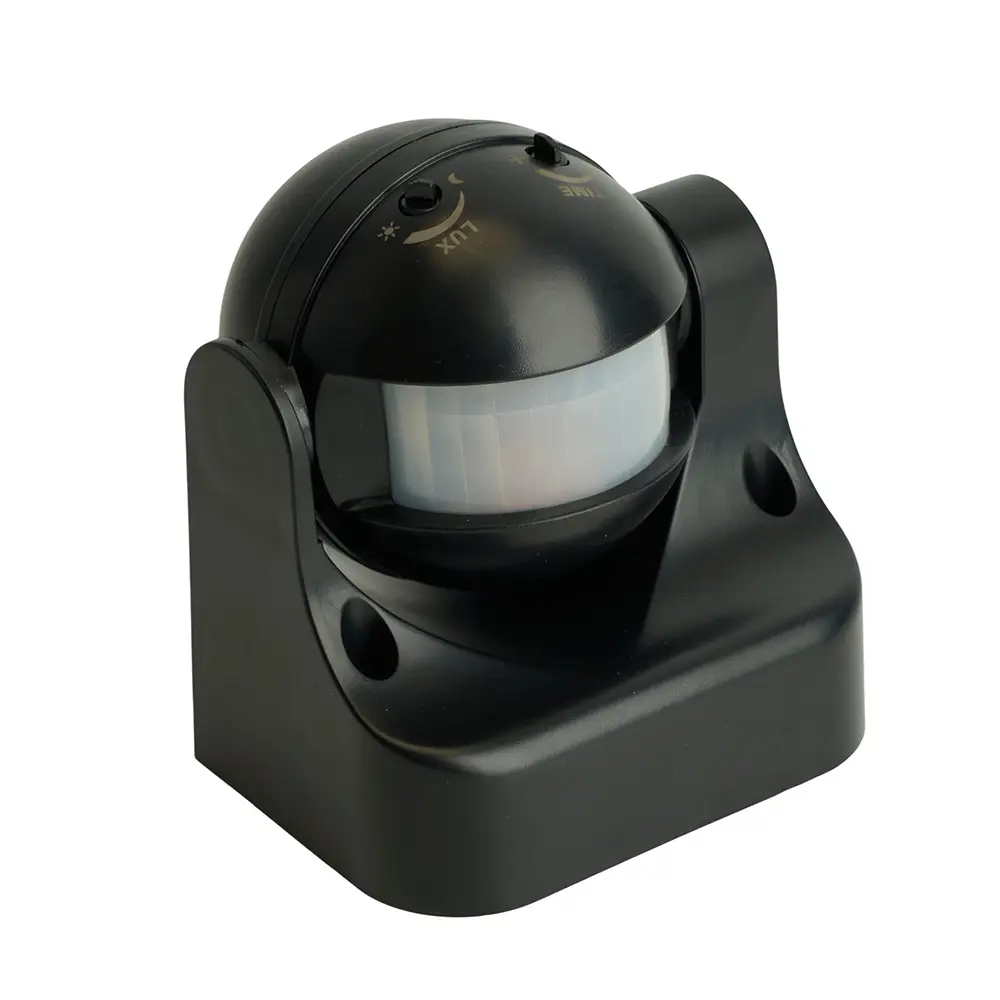 Фото 3 Датчик движения Feron 1200 Вт 180 градусов 12 м IP44 цвет черный Фото 3 Датчик движения Feron 1200 Вт 180 градусов 12 м IP44 цвет черный