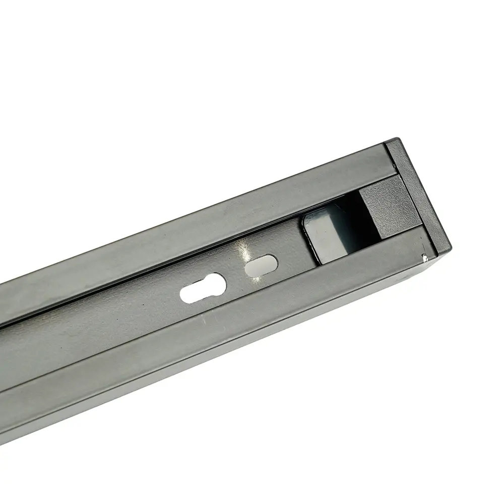 Фото 3 Шинопровод Feron для трековых однофазных светильников черный 1м в наборе токоввод заглушка крепление CAB1007 51890